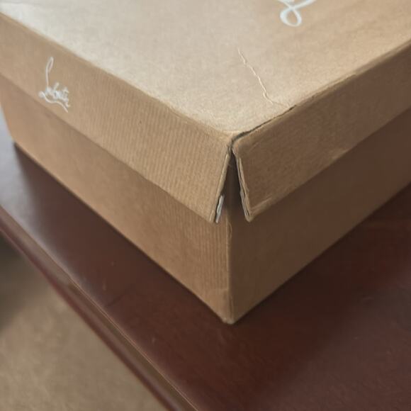 Christian Louboutin Bianca 140 Kid Black Leather Platform Pumps Size 38.5 - Picture 15 of 16